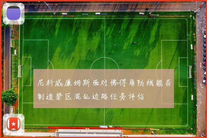 尼科威廉姆斯面对佛得角防线能否制造禁区混乱边路任务评估
