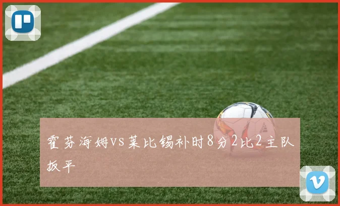 霍芬海姆vs莱比锡补时8分2比2主队扳平